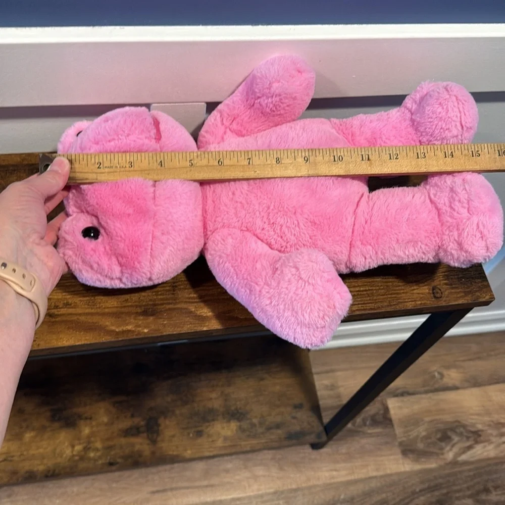 Build A Bear Spring Pink Frog Smile Plush  2022 16" strawberry scented - Picture 10 of 10